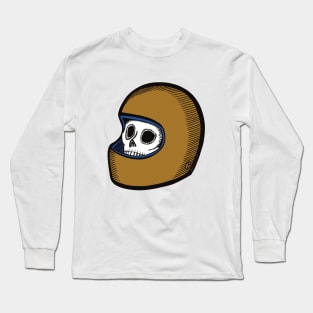 Vintage Moto Skull Long Sleeve T-Shirt